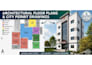 be architect of city permit drawing, 2d floor plans, blueprints and 3d rendering